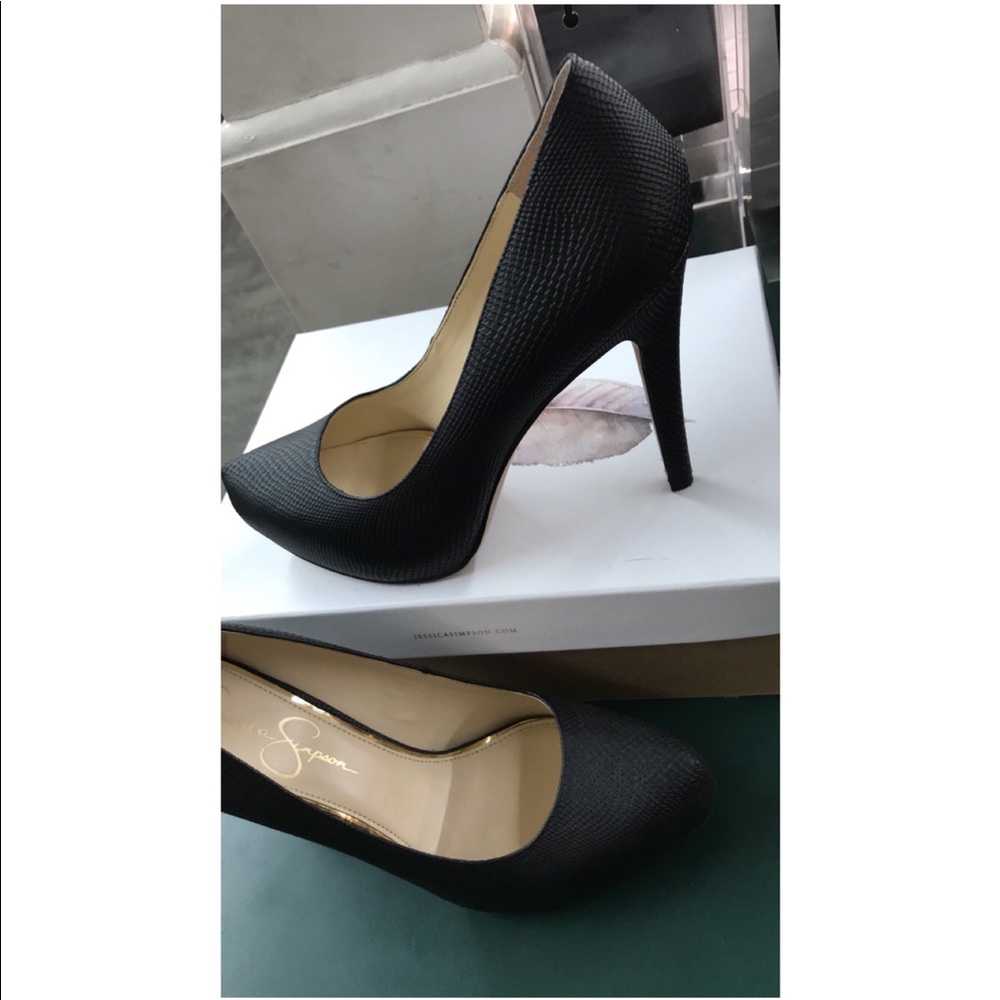 Jessica Simpson Rumba Snake Pumps